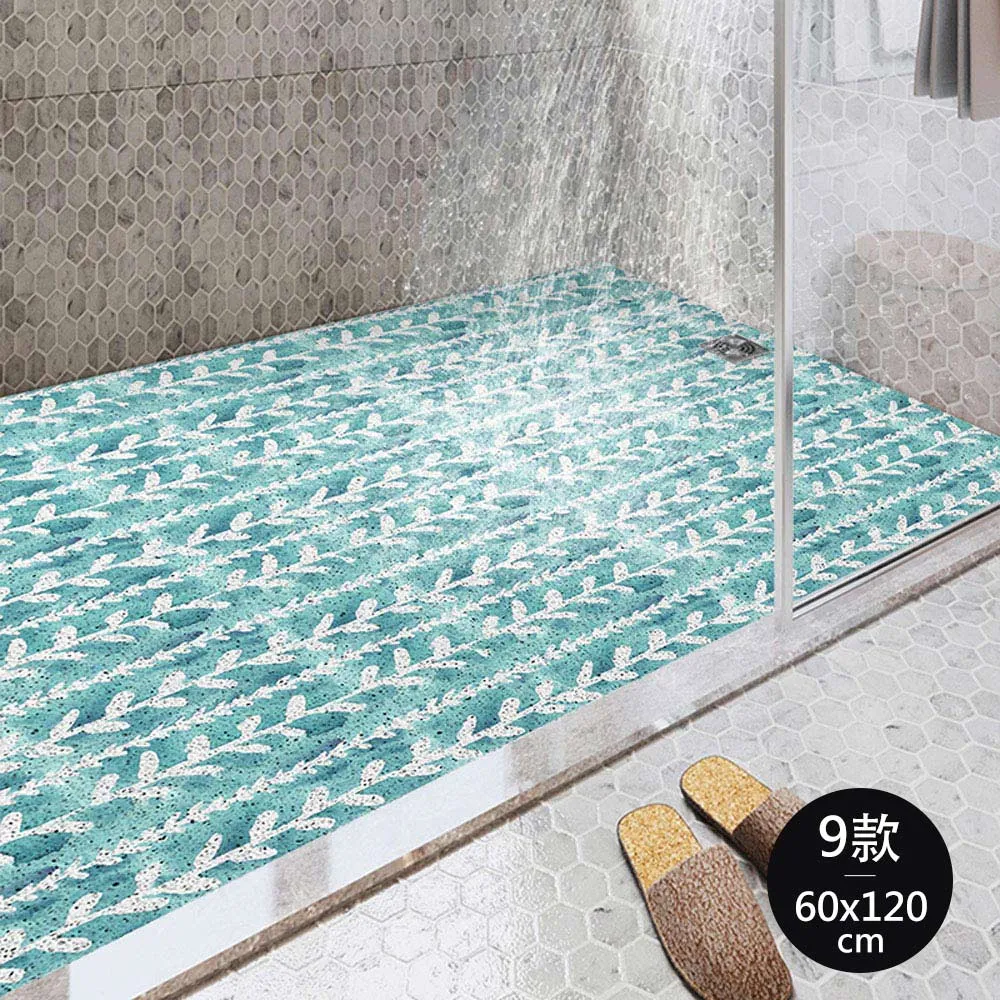 【好物良品】60x120cm_大尺寸絲圈浴室防滑墊｜快速排水不積水 可DIY裁切 陽台浴室通用止滑墊