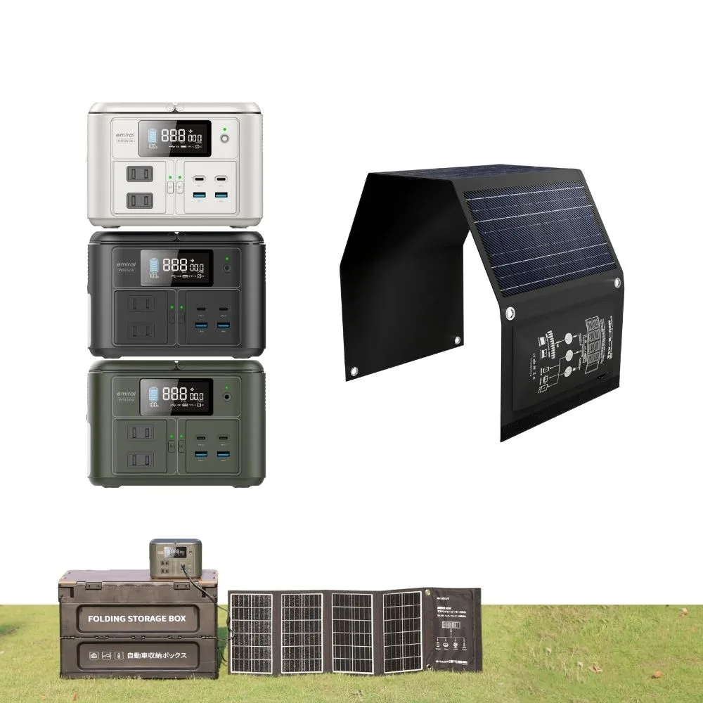 【MIRENEX】emirai NEX430儲能小瓦力PRO+30W攜帶式太陽能板組合(戶外防災露營小電站/安全耐用磷酸鐵鋰)