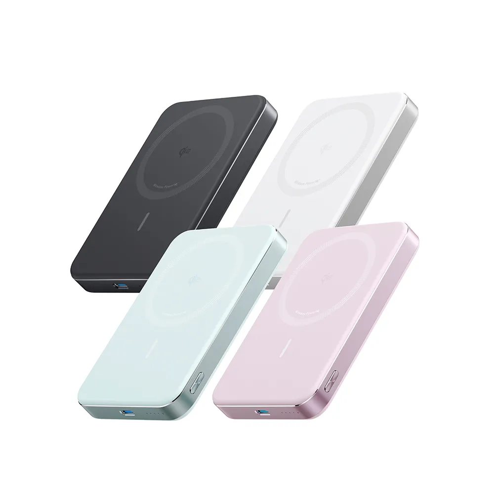 【Anker】官方授權直營 A1664超薄磁吸行動電源10000mAh Qi2 30W(黑白粉綠 Wh標示/MagSafe/溫度監控/輕薄)