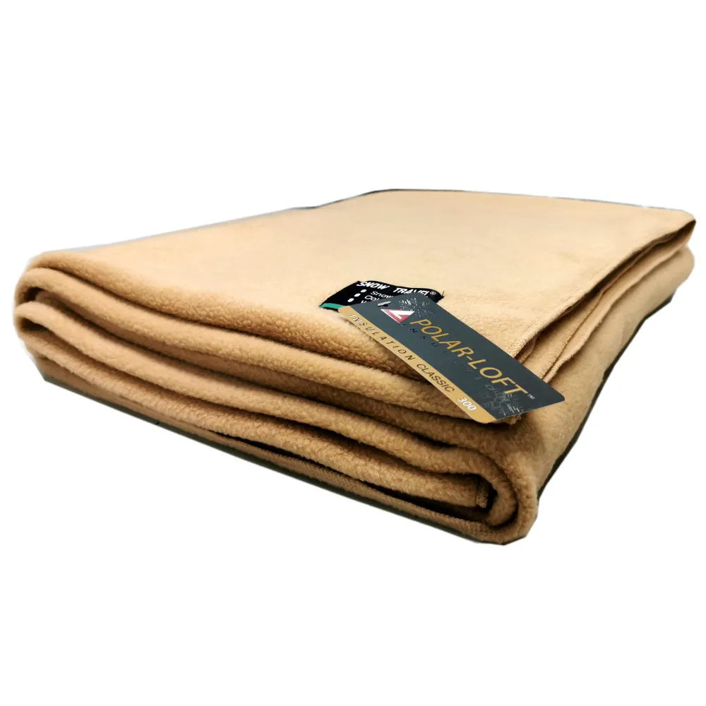 【SNOW TRAVEL】超值2入 台灣製軍規防風長毛雙層軍毯(SW-550G/POLAR-LOFT/露營/軍用毯/辦公室/毛毯子)