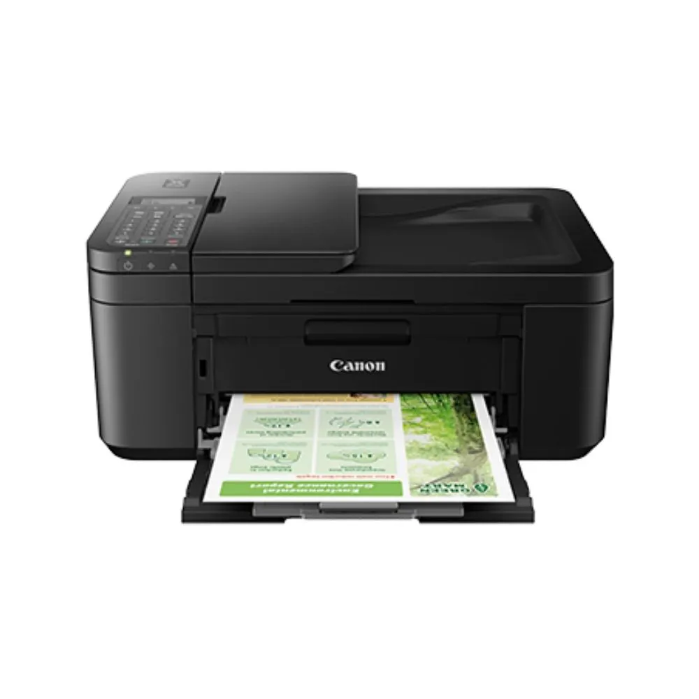 【Canon】官方直營 搭1組1黑1彩高容墨水★PIXMA TR4670 四合一Wi-Fi自動進稿雙面列印傳真多功能噴墨印表機