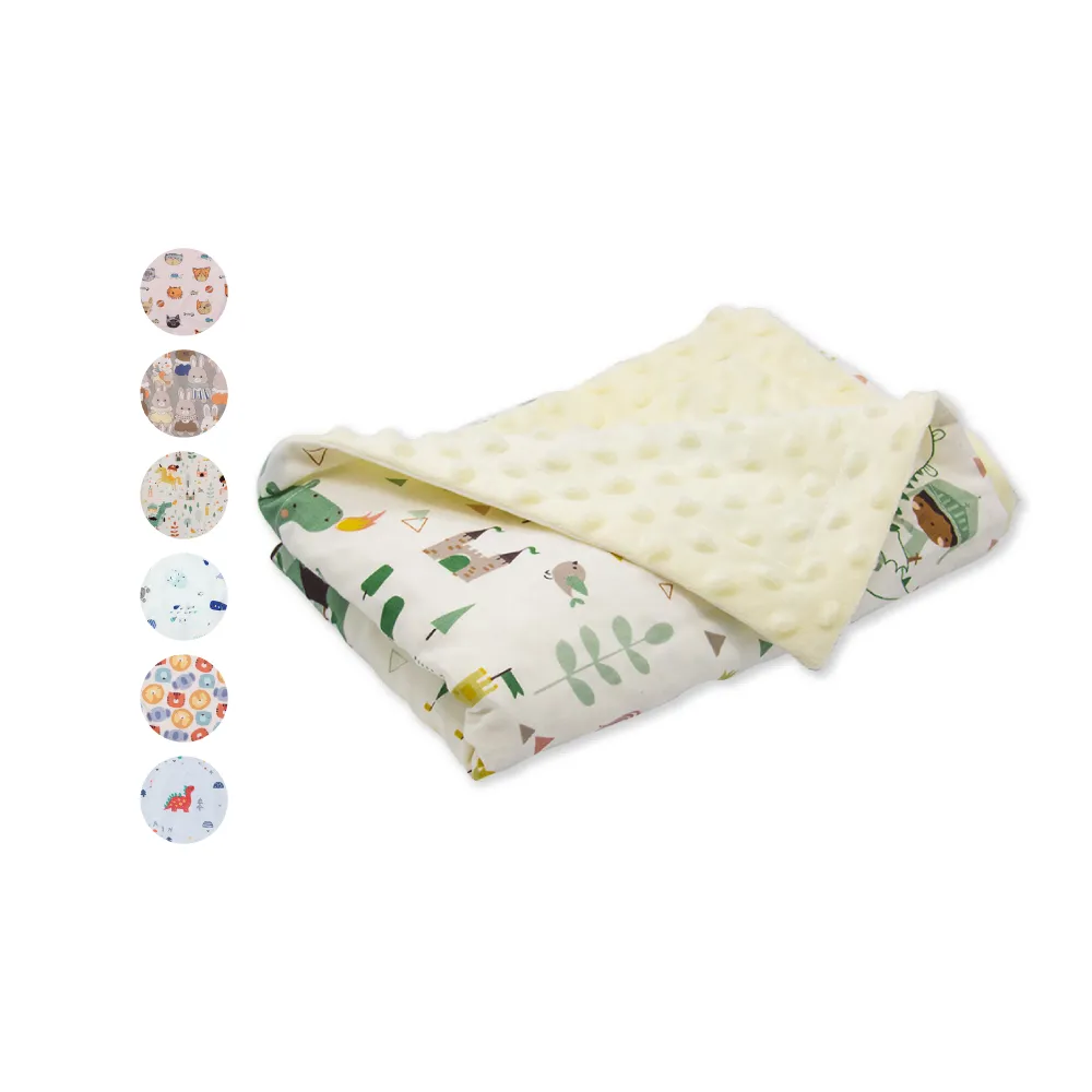 【OhBabyLying】春夏薄款荳荳毯(寢具/嬰兒蓋被/超柔軟蓋毯/推車蓋毯/小被被/空調毯/安撫毯)