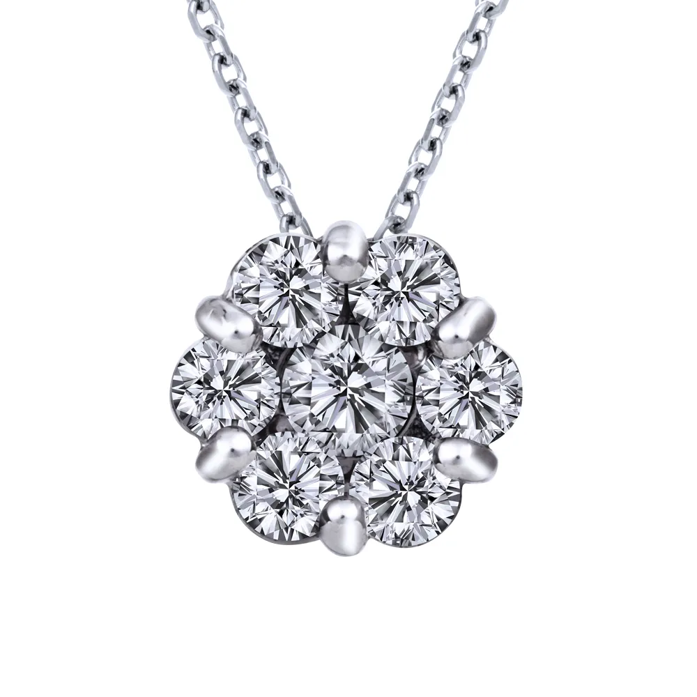【Emperor Diamond 京華鑽石】鑽石項鍊 天然鑽石 10K金 共0.20克拉 輕珠寶 亮點