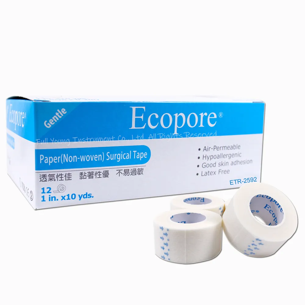【Ecopore】春田 醫療透氣膠帶(白色/一吋)