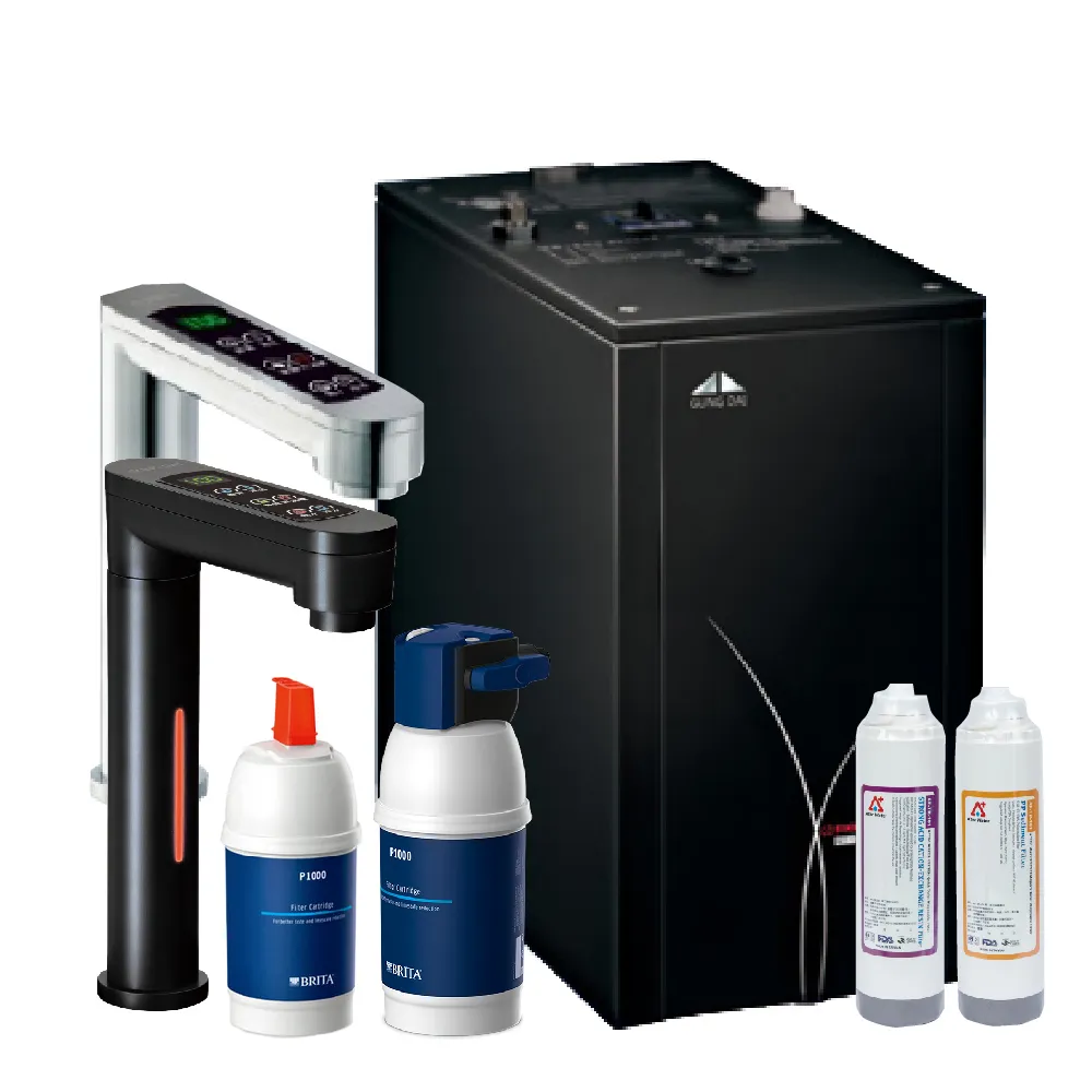 【GUNG DAI宮黛】GD-600/GD600櫥下型觸控式雙溫飲水機+BRITA P1000硬水軟化型淨水器