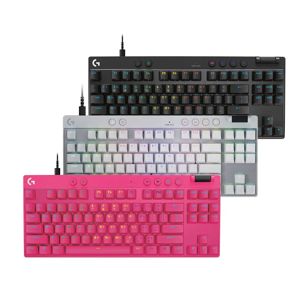【Logitech G】PRO X TKL RAPID 磁性類比式鍵軸有線電競鍵盤