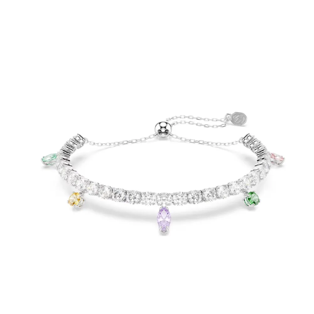 【SWAROVSKI 施華洛世奇】官方直營 Ariana Grande x Swarovski 手鏈 漸層色 鍍白金色 | 5742463 新品