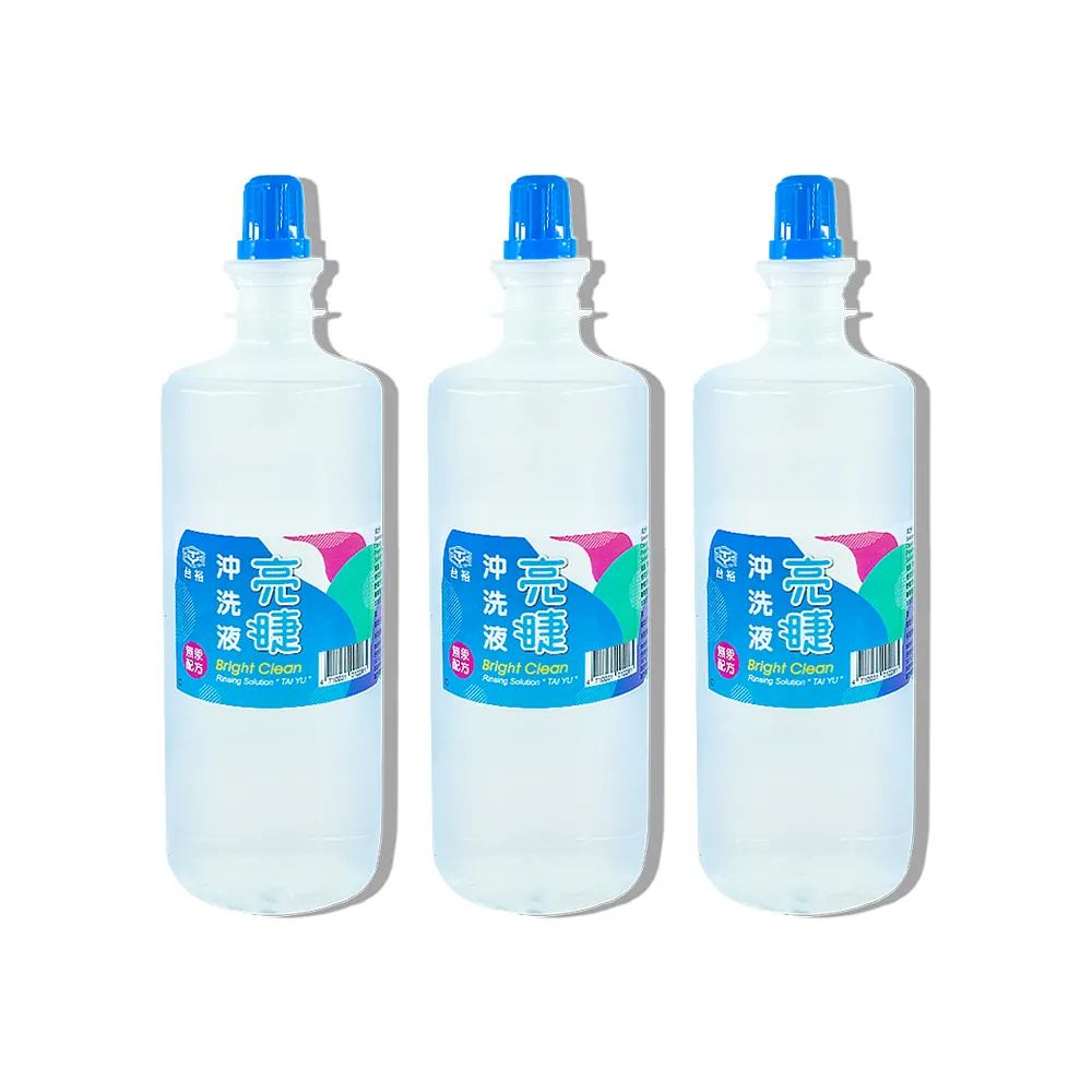 【台裕】亮睫沖洗液 3瓶組(共3瓶 500ml/瓶 無汞配方 生理食鹽水 隱形眼鏡)
