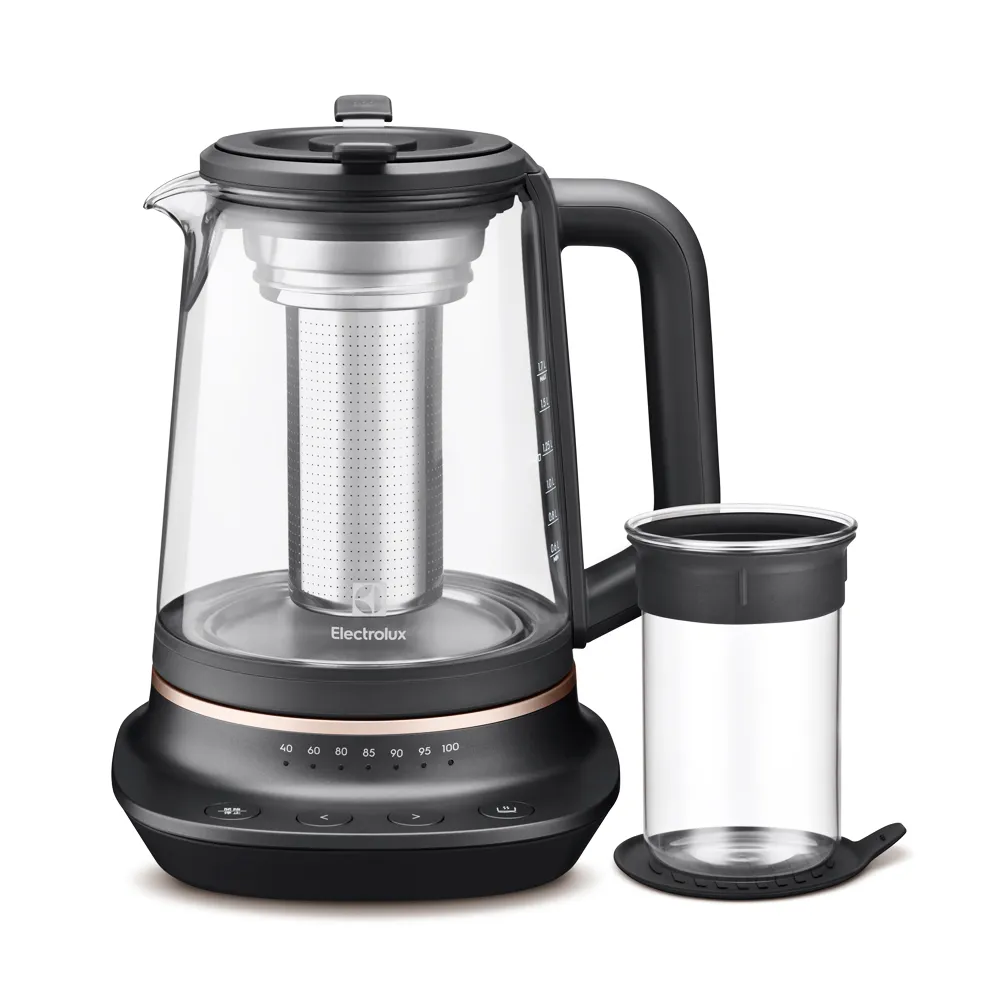伊萊克斯 1.7公升玻璃智能溫控電茶壺 E7GK1-73BP