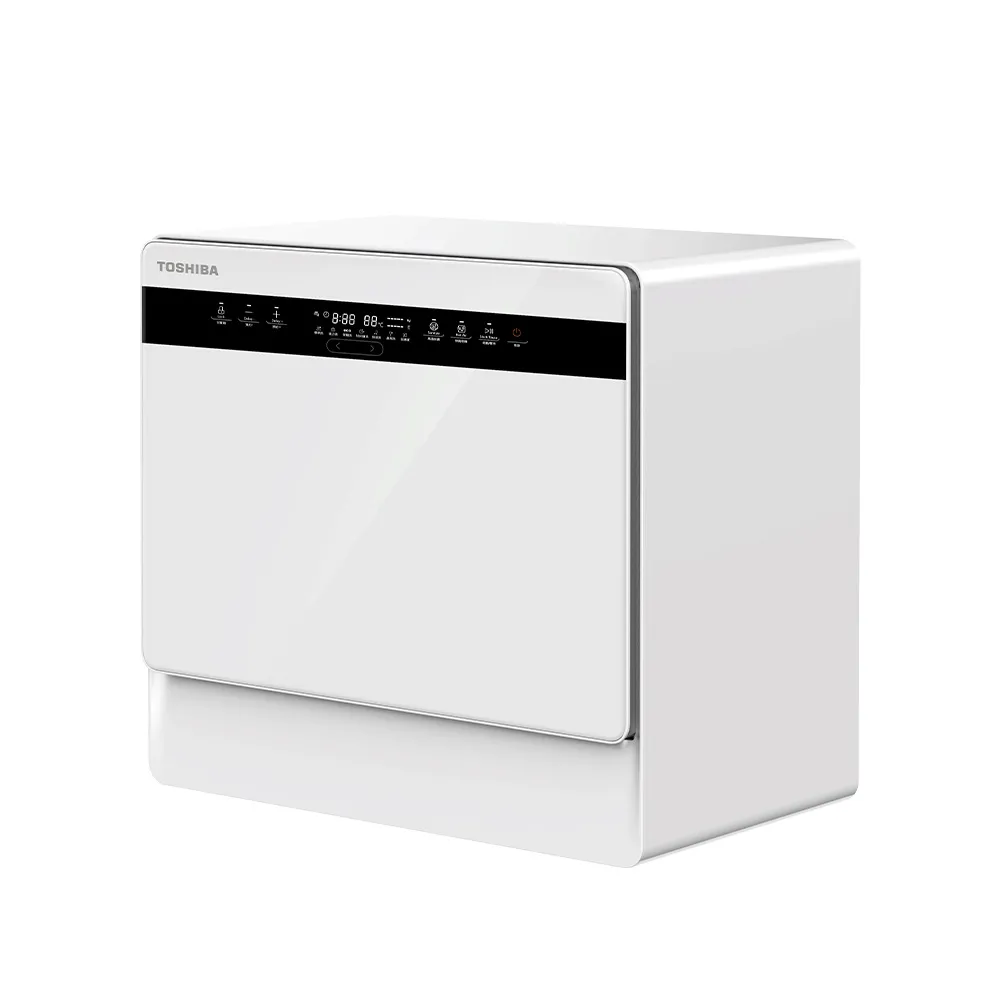 【TOSHIBA 東芝】6人份免安裝全自動洗碗機DW-05T1-TW(買就送德國雙人20cm不銹鋼湯鍋)