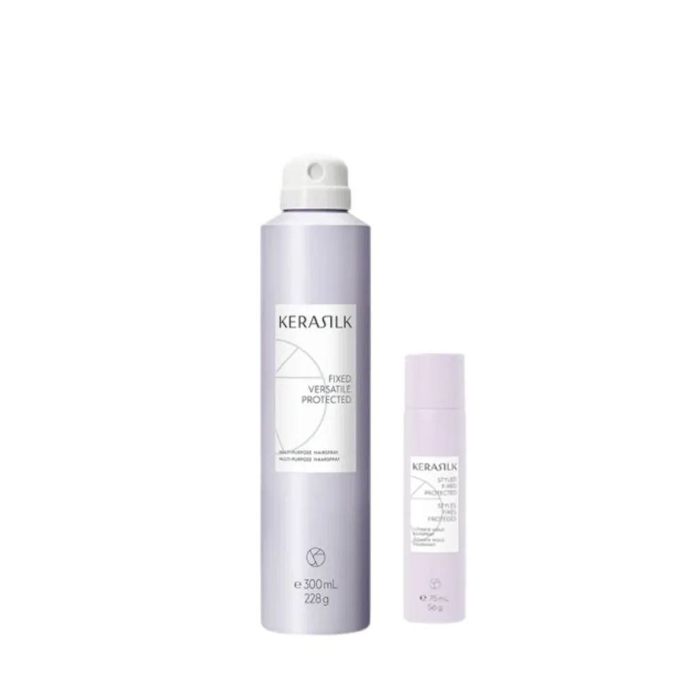 【KERASILK】多重宇宙定型噴霧300ml☆絲馭洸髮妝造型系列(所有髮質適用/持久/抗熱保護/抗潮抗毛躁/禮物)