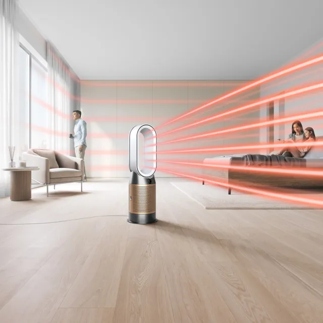 【dyson 戴森】HP12 Purifier Hot+Cool De-NOx三合一甲醛NOx偵測涼暖空氣清淨機(白金色)