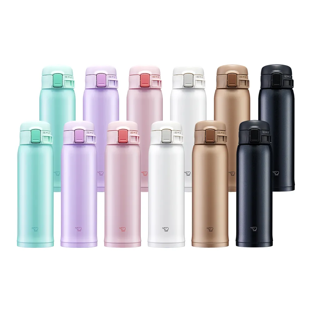 【ZOJIRUSHI 象印】買1送1 彈蓋不銹鋼真空保溫保冷杯480ml (SM-SR48E+SM-SR48E 保溫瓶/保冰/環保杯)