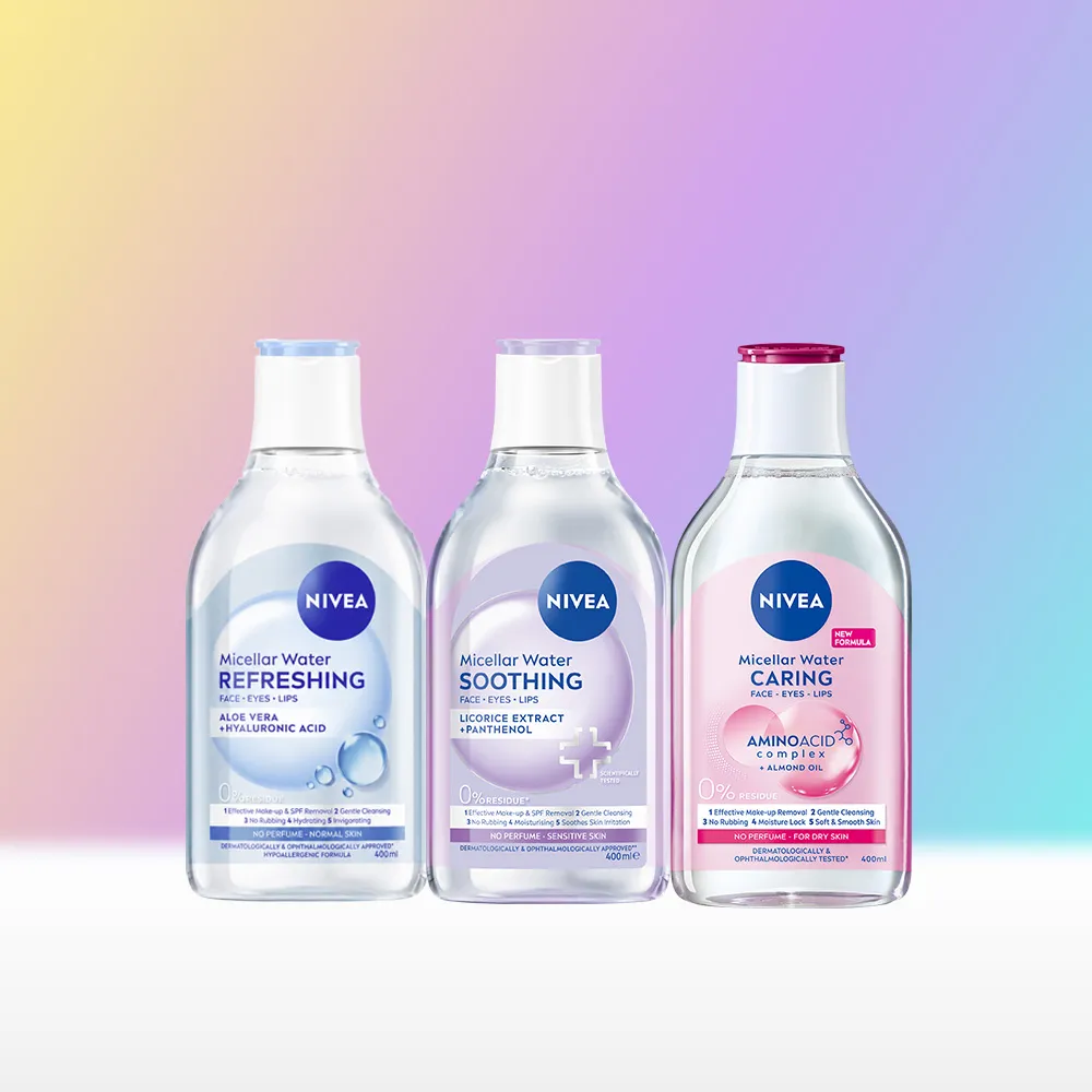 【NIVEA 妮維雅】卸妝水400ml全系列X2入(/B5卸妝水/舒敏/水潤/敏感肌適用)