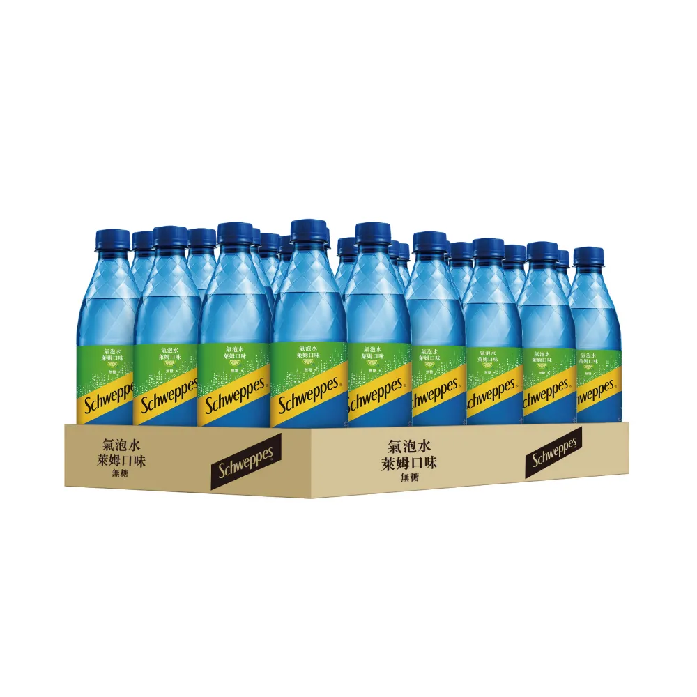 【Schweppes 舒味思】萊姆口味氣泡水500mlx2箱(共48入;官方直營)