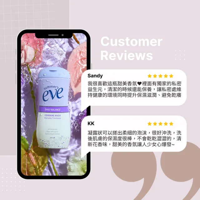 【Summer’s Eve 舒摩兒】甜美香氛浴潔露237ml 超值2入無外盒包裝-私密清潔 清新升級