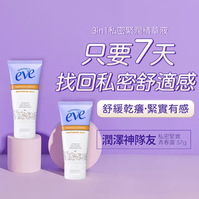 【Summer’s Eve 舒摩兒】私密緊實青春露57g(私密保養 抗老化 提高緊實度)