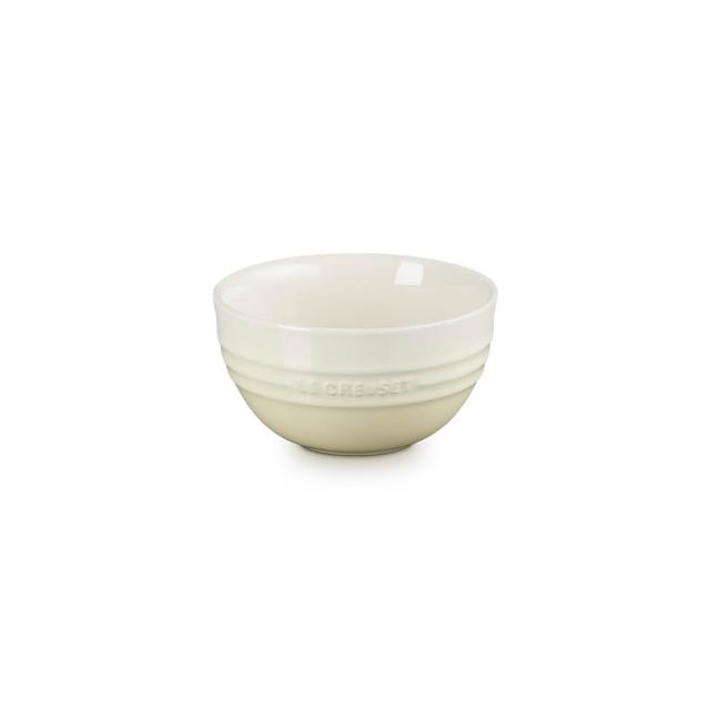 【Le Creuset】瓷器韓式飯碗350ml(沙丘白)