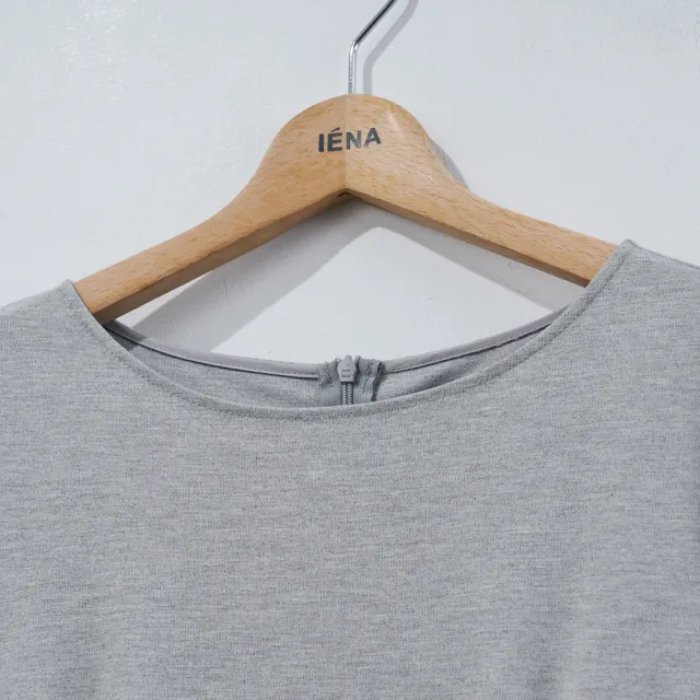 【IENA】蕾絲繡花連身洋裝（#6234004 七分袖、拼接連身；卡其色/灰綠色）
