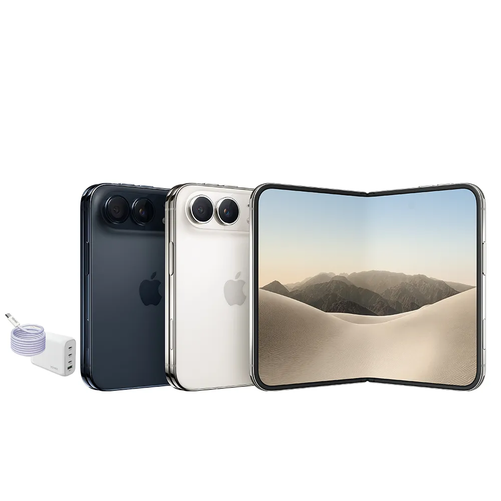 【Apple】iPhone Duo(512G/7.6吋)(100W快充+編織線組)