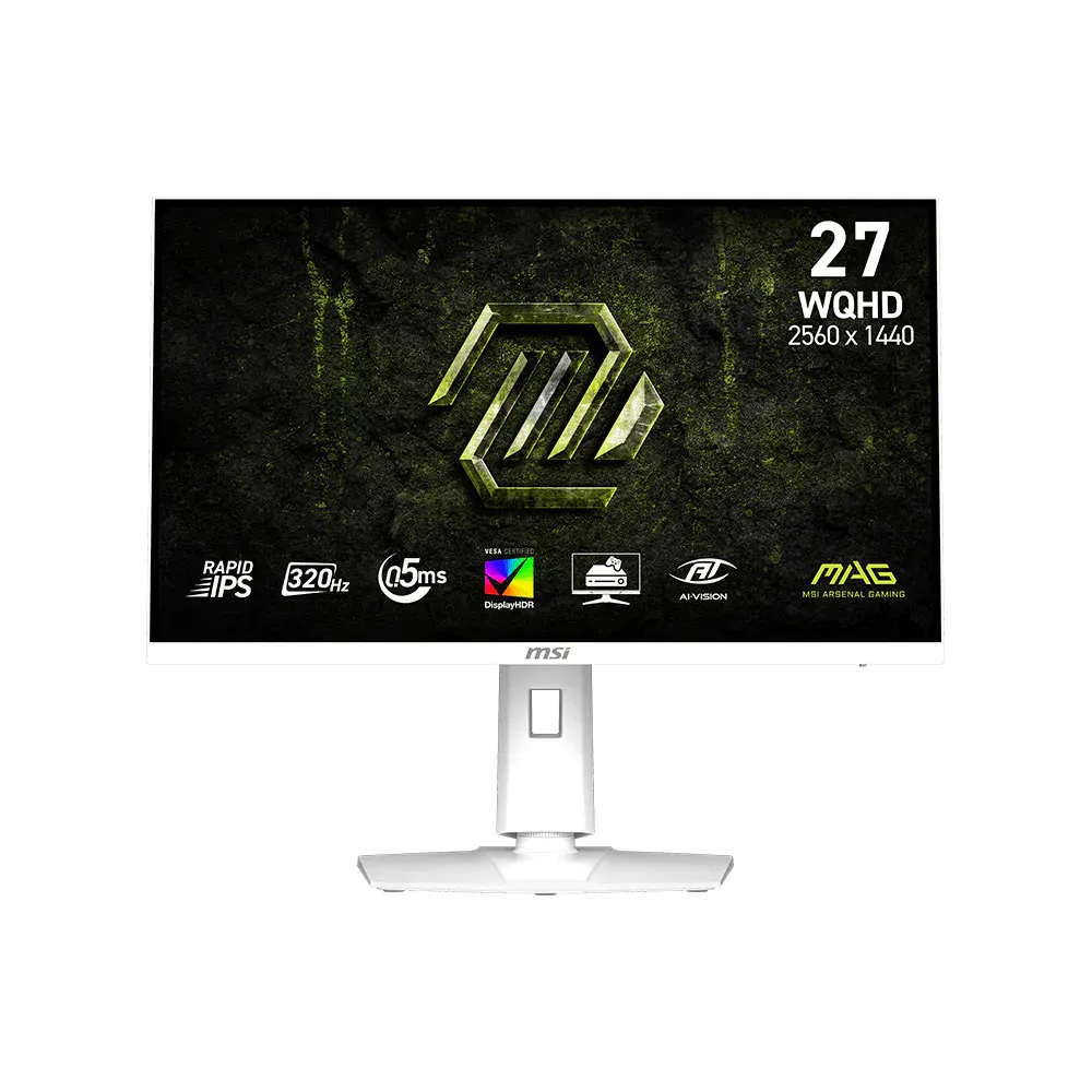 【MSI 微星】MAG 274QRFW X32 平面電競螢幕-27型/WQHD/HDR/320Hz/0.5ms/IPS