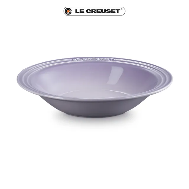 【Le Creuset】瓷器東京款義麵盤25cm(極光午夜藍/藍鈴紫 2色選1)