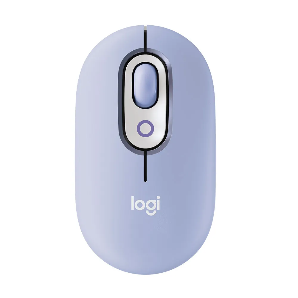 【Logitech 羅技】POP Mouse無線藍芽滑鼠(薰衣紫)