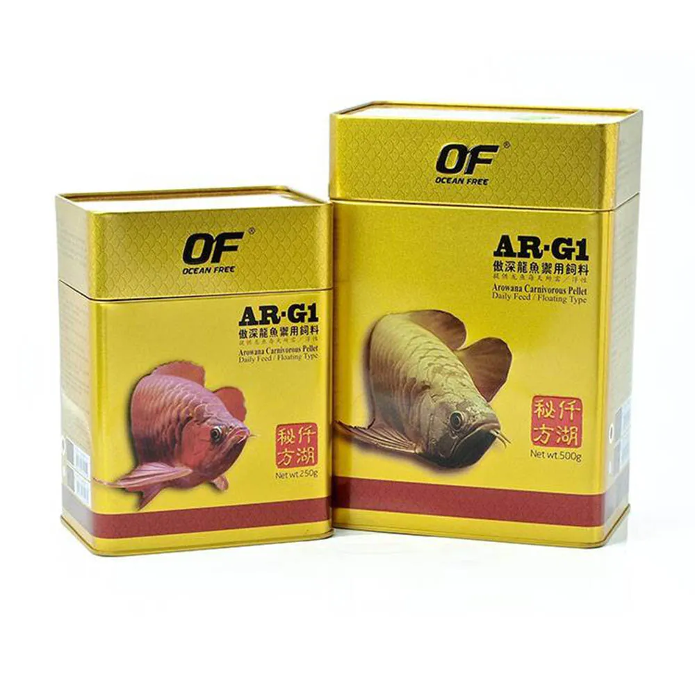 【OF OCEAN FREE】AR-G1-FF911 傲深龍魚御用飼料-小顆粒(250g)