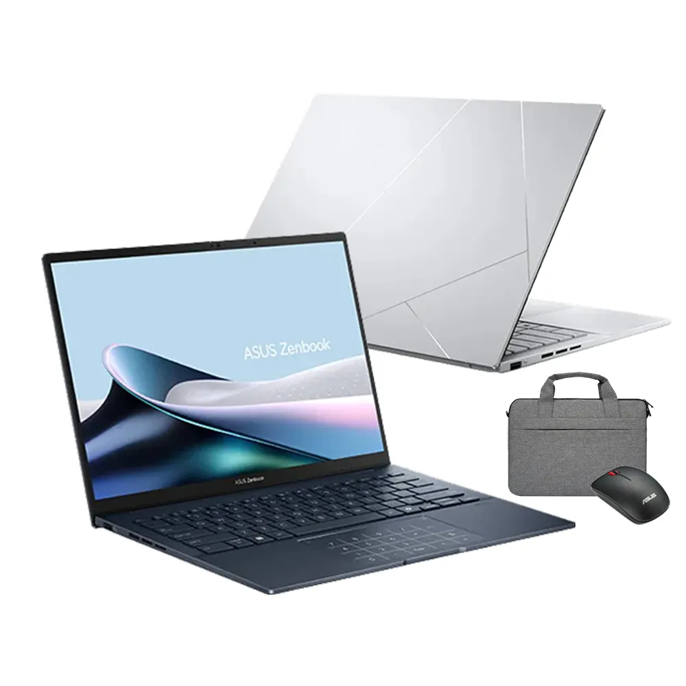 【ASUS 華碩】包鼠組★14吋Ultra7輕薄AI筆電(ZenBook UX3405CA/Ultra7-255H/16G/512G SSD/W11/EVO/OLED)
