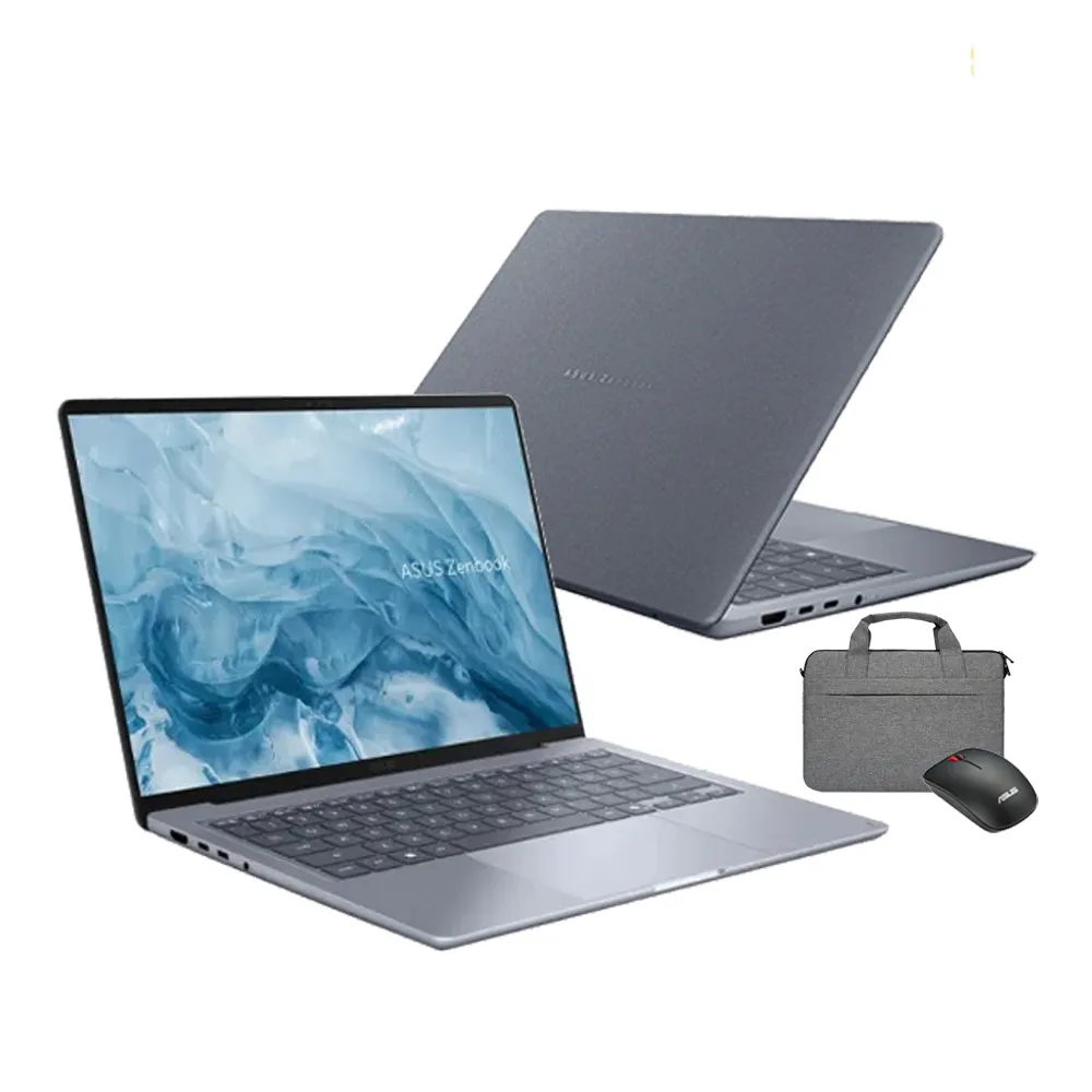【ASUS 華碩】包鼠組★14吋Copilot+PC AI筆電(Zenbook 14 UX3480AA/Ultra5-325/16G/512G/W11/OLED)