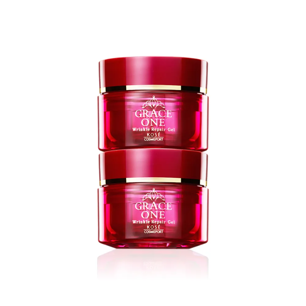 【KOSE 極上活妍】特濃彈力保濕凝霜EX100g-2入(修護精華/保濕小紅瓶/保濕霜/膠原蛋白)