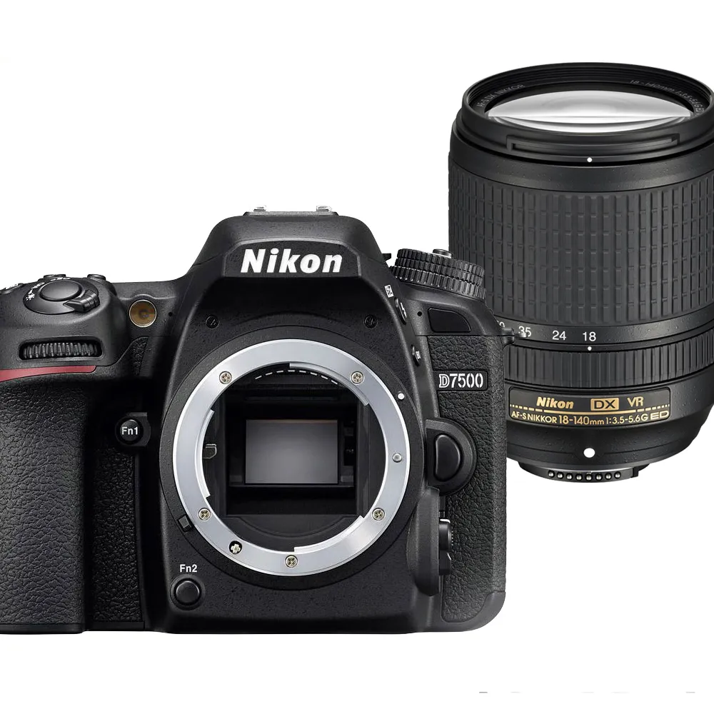 【Nikon 尼康】D7500 BODY 單機身+18-140mm VR單鏡組(平行輸入)