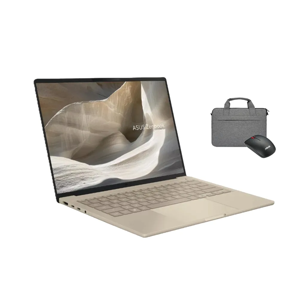 【ASUS 華碩】包鼠組★14吋Copilot+PC AI筆電(Zenbook A16 UX3407QA/Snapdragon X1 26 100/16G/512G/W11)