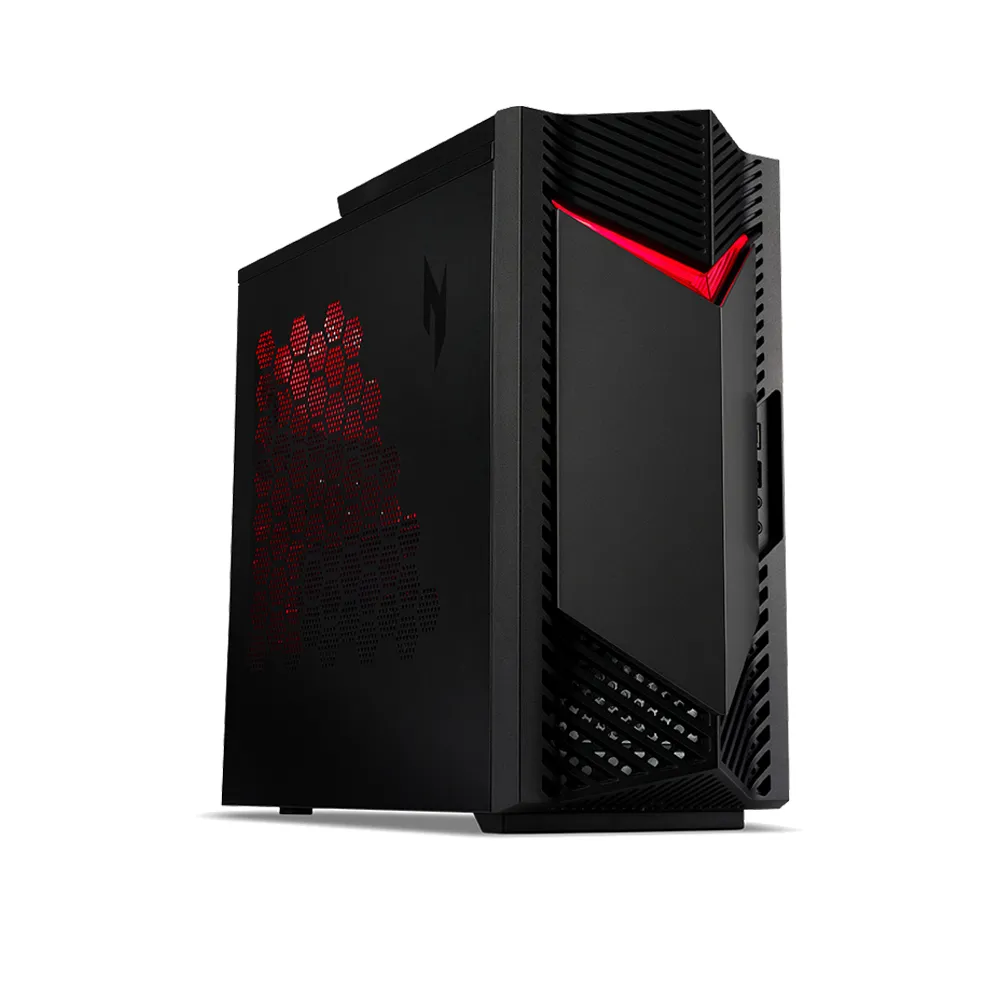 【Acer 宏碁】+2K迷你相機★i5 RTX5060電競電腦(N50-656/i5-14400F/16GB/1TB/RTX5060/W11)