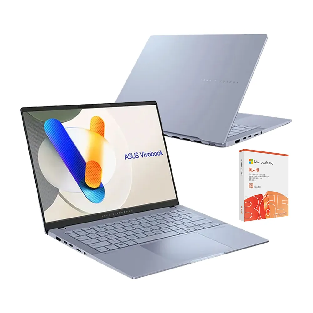 【ASUS 華碩】微軟M365組★14吋Ultra 7輕薄AI筆電(VivoBook S S5406SA/Ultra 7-256V/16G/512G/OLED/EVO)