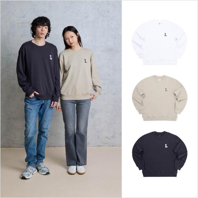 【Lee】中性 長袖厚T / 左胸 L字母LOGO 男女共版 共3色 / LB611018004 LB611018009 LB611018K14
