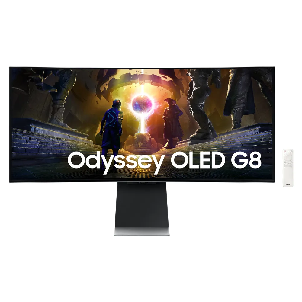 【Samsung 三星】34吋 Odyssey OLED G8 1800R曲面顯示器 (S34DG852SC)