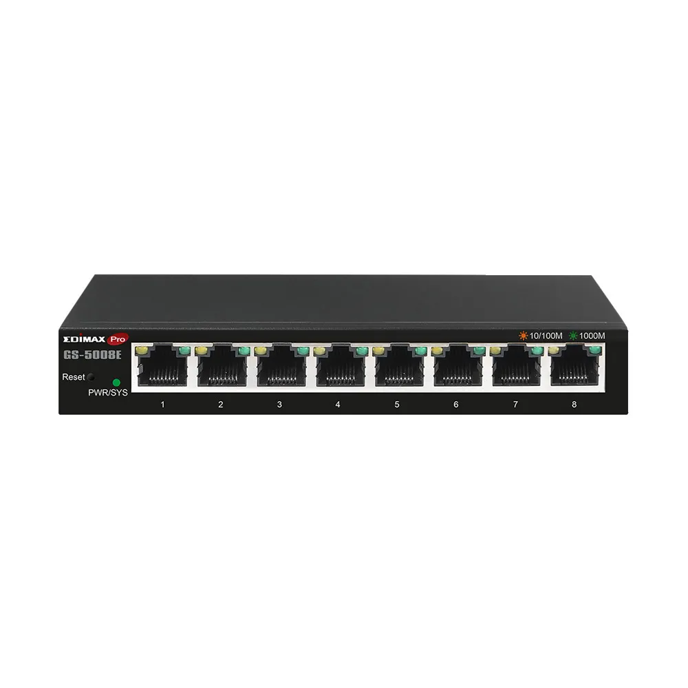 【CHANG YUN 昌運】EDIMAX 訊舟 GS-5008E 8埠 Gigabit 智慧型網路交換器