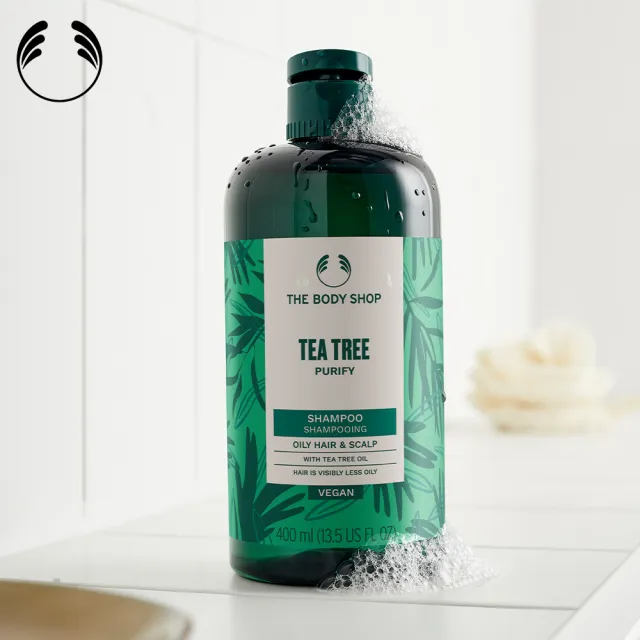 【THE BODY SHOP 美體小舖】茶樹深層淨化洗護髮組(洗髮精400ML+250ML+洗髮霜240ML)(雙11限定/雙11獨家)