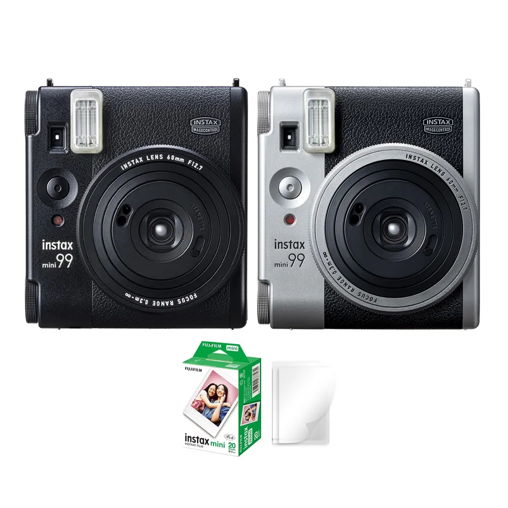 【FUJIFILM 富士軟片】instax mini 99 拍立得相機 原廠公司貨(送20張底片超值組合)