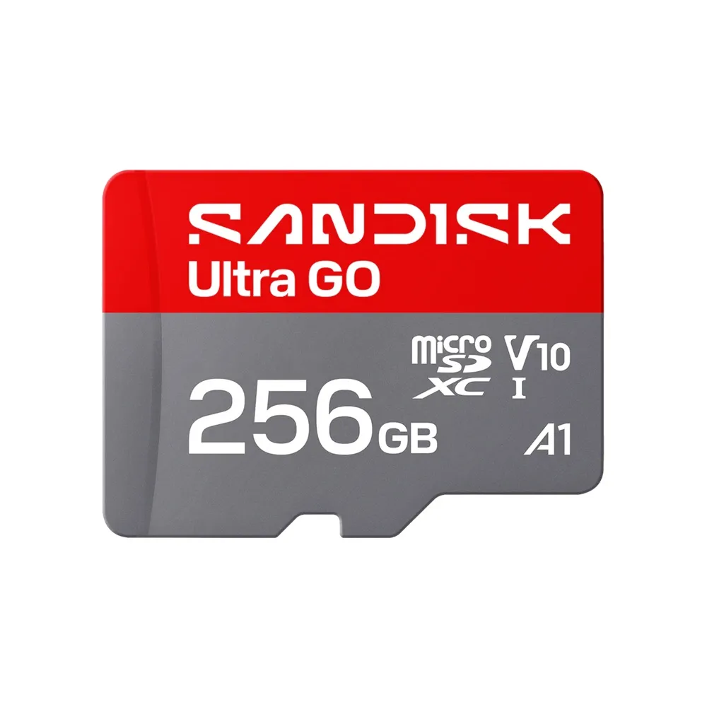 【SanDisk 晟碟】〔全新版〕256GB Ultra GO microSDXC UHS-I A1 記憶卡 (讀取190MB/s 原廠10年保固)