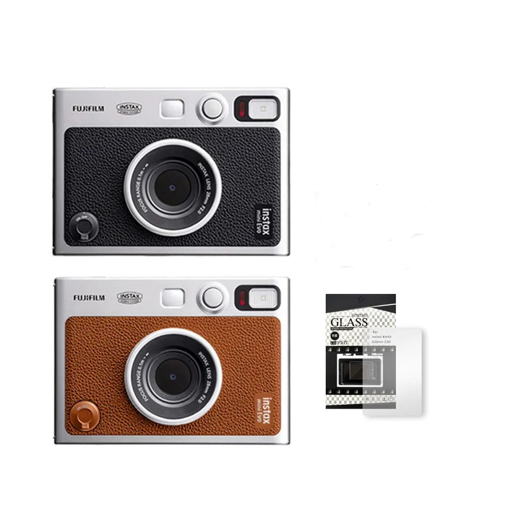 【FUJIFILM 富士】Instax Mini EVO 混合式數位拍立得相機 原廠公司貨(送9H鋼化螢幕保護貼)