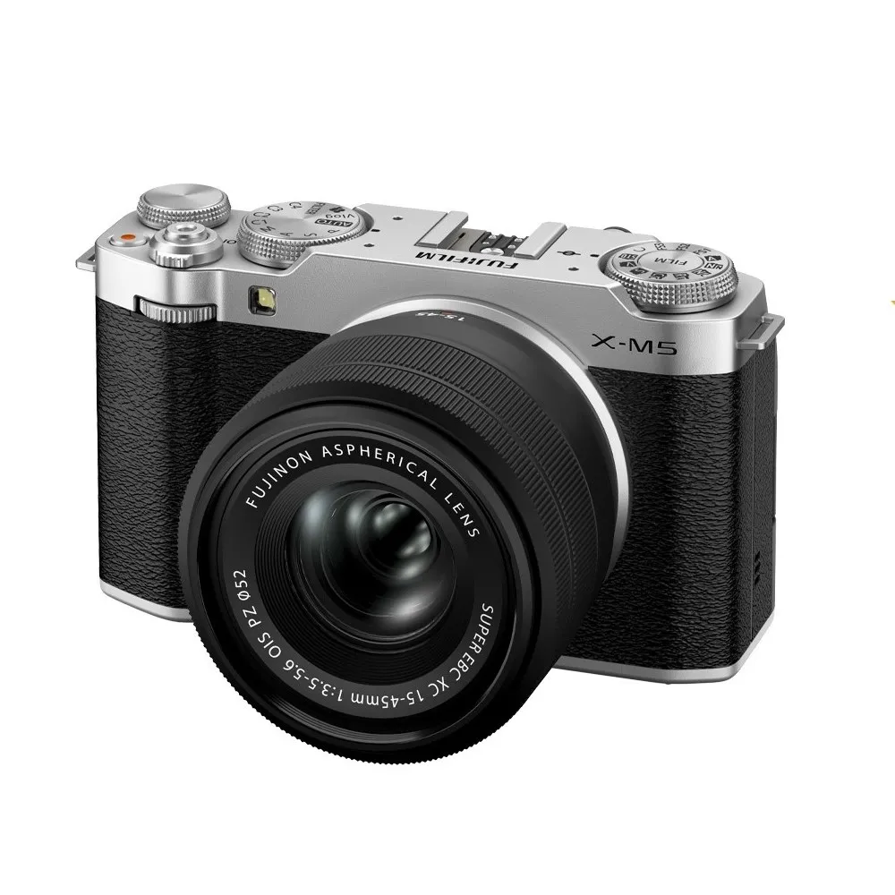 【FUJIFILM 富士】X-M5 +XC15-45mm KIT變焦鏡 -銀色(平行輸入)