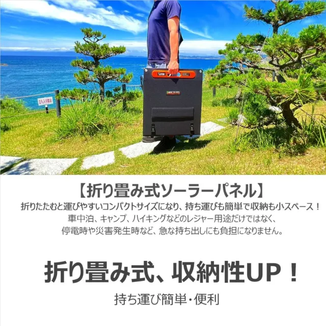 【GOODGOODS】200W太陽能充電板 折疊攜帶式 露營 野營 防災用(適用大部分儲能電站)