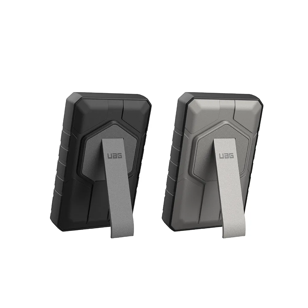 【UAG】WPB-01 10000mAh 20W雙孔輸出磁吸無線耐衝擊行動電源(38.5Wh QI充電 MagSafe)