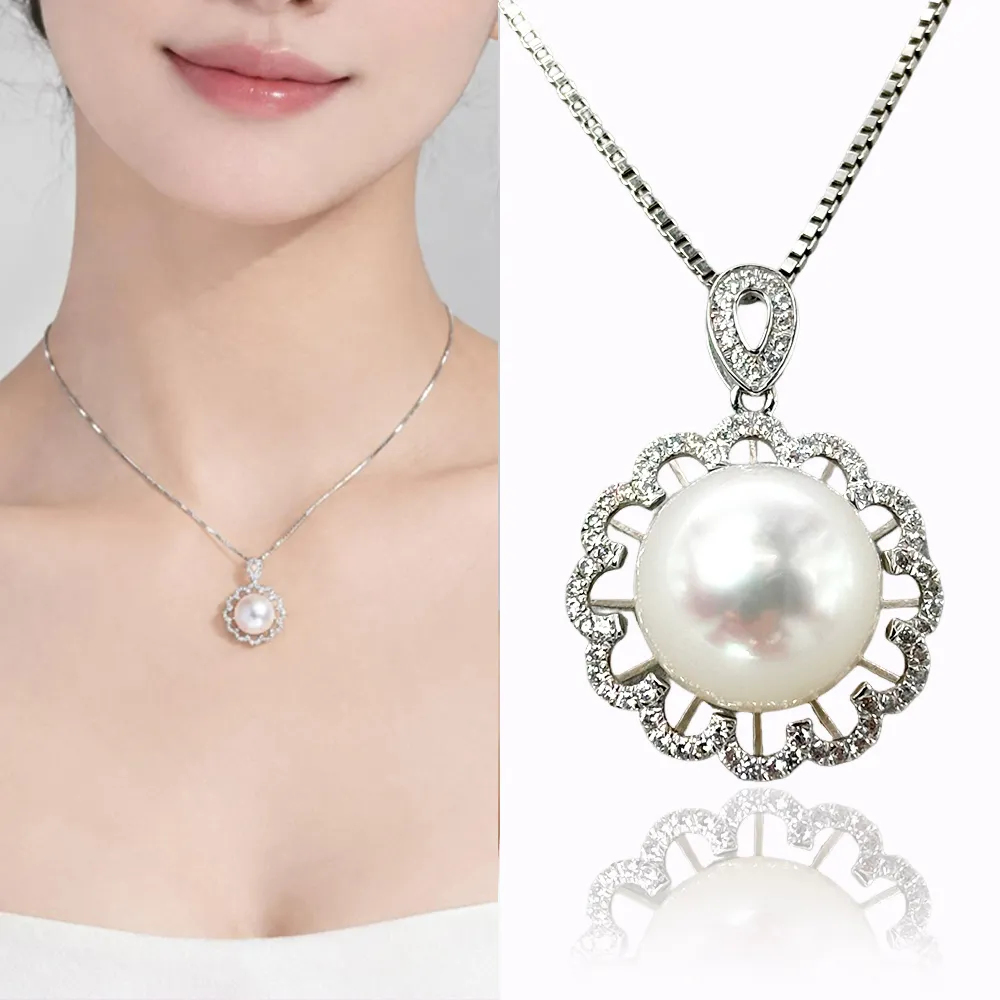 【CC Diamond】18K天然南洋白珍珠 維納斯墜飾(10.2mm)