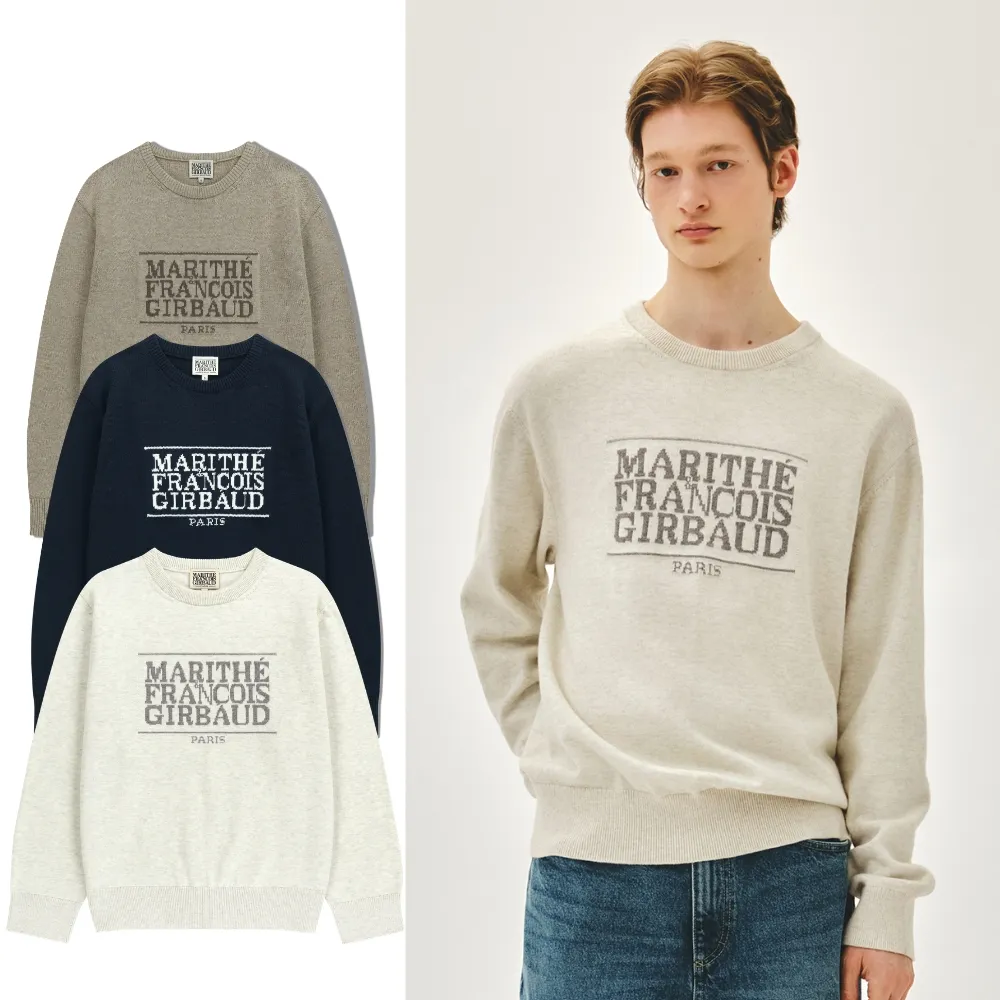 【MARITHE FRANCOIS GIRBAUD】官方旗艦 經典LOGO針織上衣 MFG 中性款(多款任選)