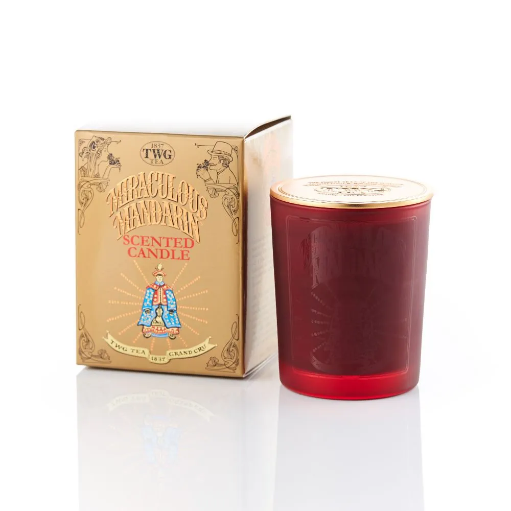 【TWG Tea】神秘國境紅茶薰香蠟燭 Miraculous Mandarin Tea Scented Candle(190公克)