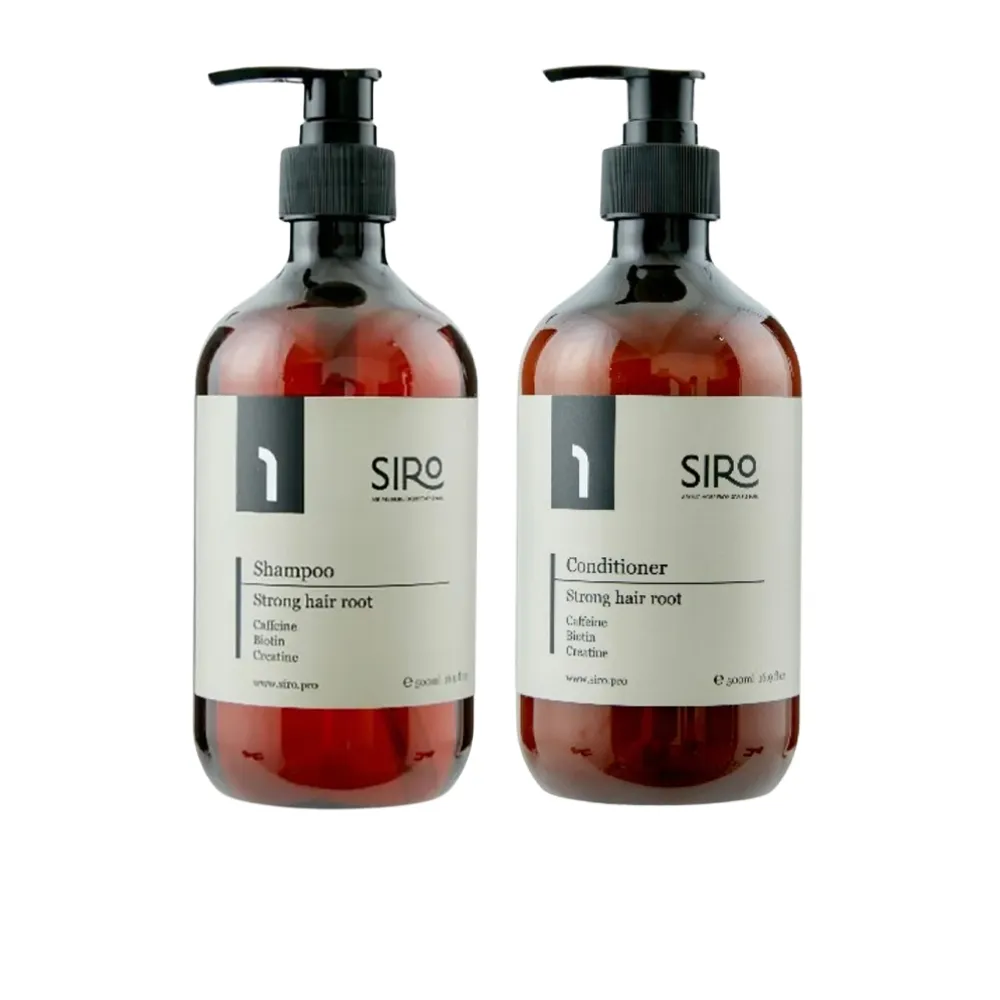 【Siro】No.1號強健髮根洗護組(1號強健髮根洗髮露 500ml＋養潤護髮素 500ml)