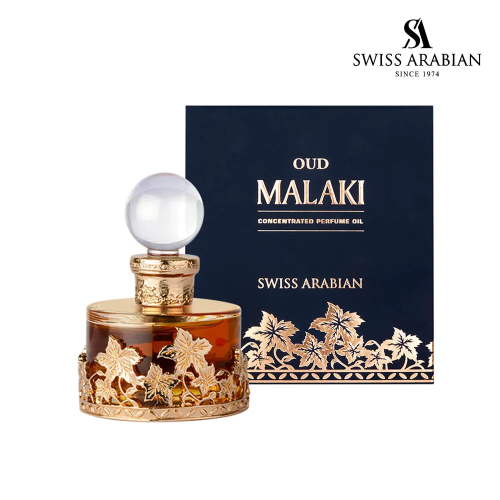 【SWISS ARABIAN】Oud Malaki沉香傳奇 香水油25ml(沁心的沉香與優雅玫瑰的邂逅-專櫃公司貨)